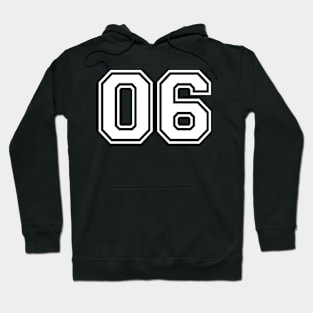 JERESEY NUMBER 06 Hoodie